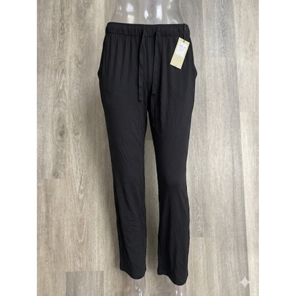 Goodfellow & Co Men's Medium Modal Knit Pajama Lounge Pants Sleep Bottoms black